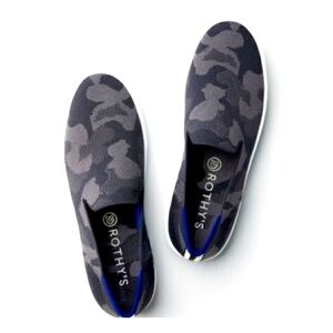 Rothy’s Original Slip On Sneaker in retired Black & Gray Camo
